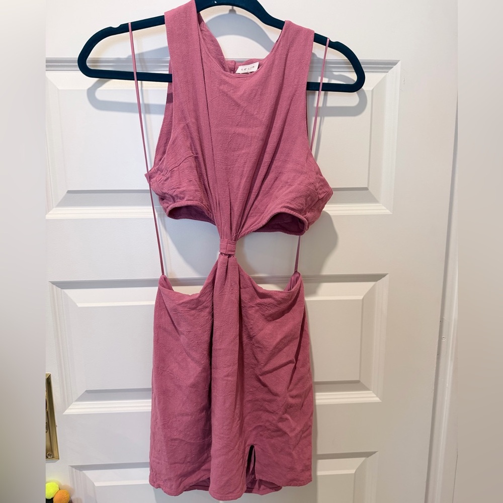 Le Lis Rose Pink Cutout Dress
